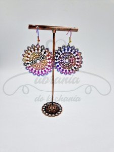 Kolczyki holo mandale