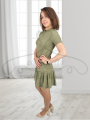 Sukienka w kolorze oliwkowym krótka .png