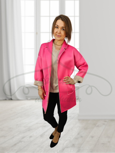 Płaszczyk wiosenny oversize, RÓŻOWY.png