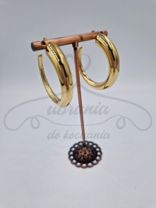 Kolczyki zwężane koła 