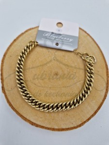 Bransoletka szeroka złota