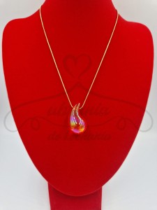 Naszyjnik kropla koralowa