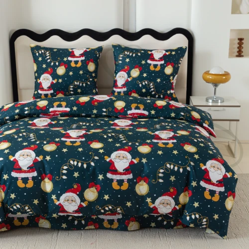 Pościel świąteczna 200/220 MIKOŁAJE