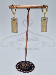 Kolczyki prostokątne, greckie