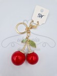 Brelok wiśnie czerwone