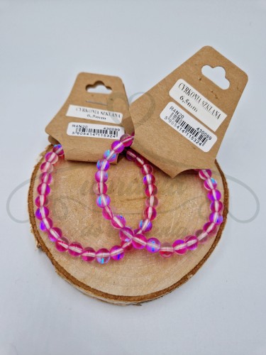 Bransoletka SZKLANA CYRKONIA