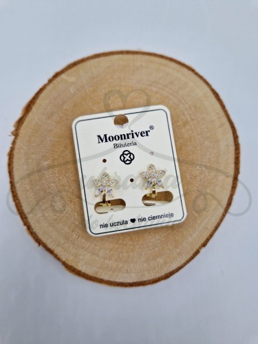 Klipsy małe kwiatki