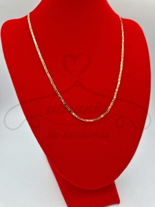 Naszyjnik o prostym splocie