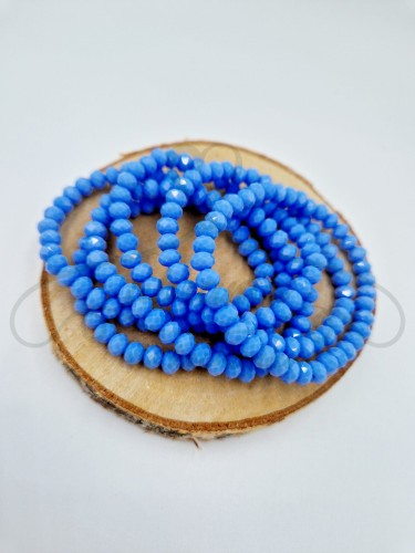 Bransoletka koralik, niebieski