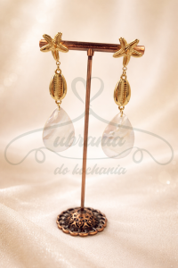 Kolczyki muszle z masą perłową