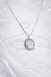 Naszyjnik srebrny Matka Boska