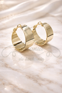 Kolczyki szerokie koła