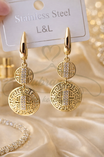 Kolczyki wiszące greckie greckie