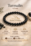 Bransoletka CZARNY TURMALIN