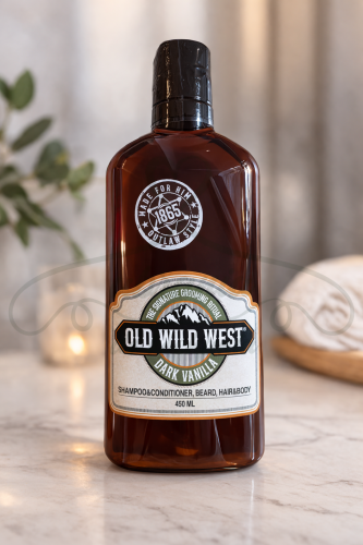 Old Wild West Dark Vanilla – szampon i żel 3w1 dla mężczyzn