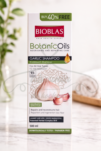 Szampon czosnkowy przeciw wypadaniu włosów