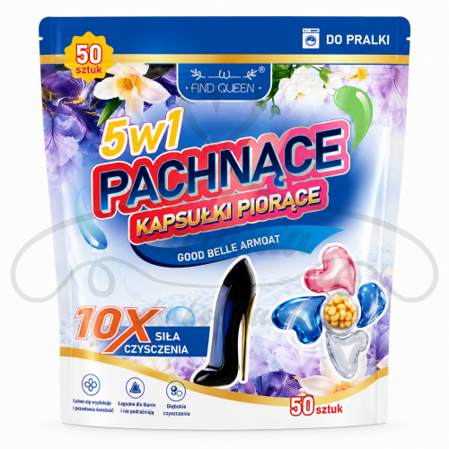 Pachnące kapsułki do prania 5w1 50 sztuk