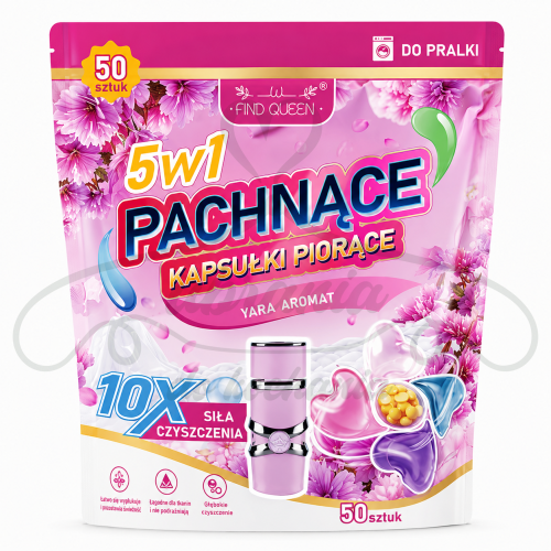 Pachnące kapsułki do prania 5w1 50 sztuk