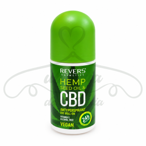 REVERS Hemp Seed Oil & CBD Antyperspirant Roll-On