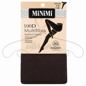 Rajstopy damskie MiNiMi 100 DEN Multifibra 3D – pachnące S/M kawowy brąz