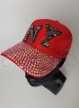 Czapka z daszkiem czerwona NY (młodzieżowa/dziecięca od 5 lat)