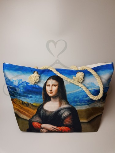 Duża torba plażowa Mona Lisa