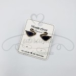 Kolczyki czarne łabędzie