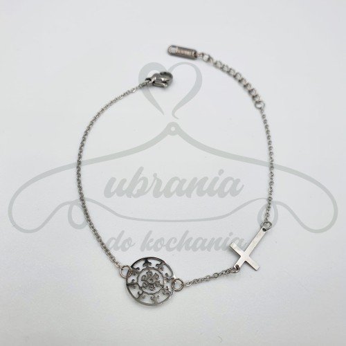 Bransoletka srebrna krzyż.jpg