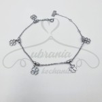 Bransoletka srebrne koniczynki