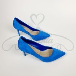SZPILKI DAMSKIE NIEBIESKIE