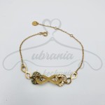 Bransoletka serce nieskończoność