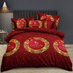 Pościel świąteczna 160/200 ZŁOTY WIENIEC