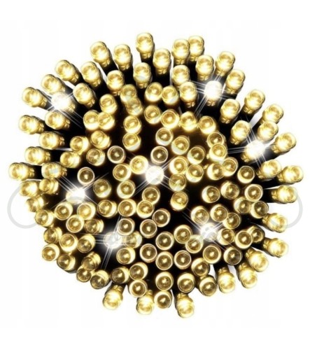 Lampki choinkowe 100 LED, CIEPŁE.jpg