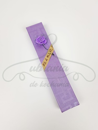 Pudełko prezentowe 4 cm /21 cm, PURPUROWE.jpg