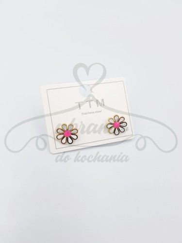 Kolczyki złote białe kwiatki.jpg