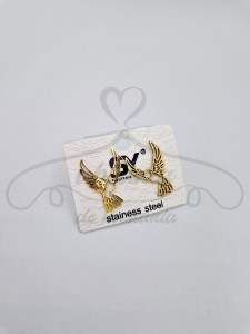 Kolczyki złoty ptak