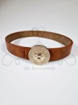 Pasek brązowy LION